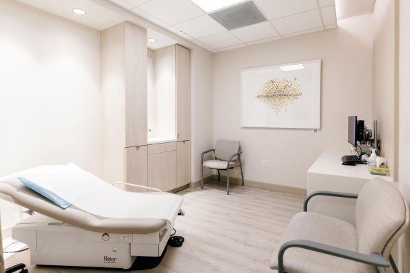 Womens Menopause and Wellness Clinic Patient Room