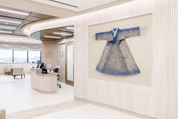 Womens Menopause and Wellness Clinic Kimono Wall