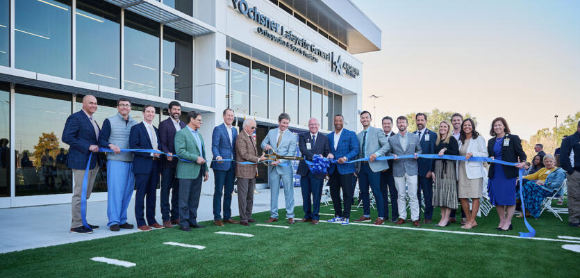 Ochsner Lafayette General Andrews Orthopedics & Sports Medicine Institute opens to provide advance orthopedic care for more patients in Acadiana