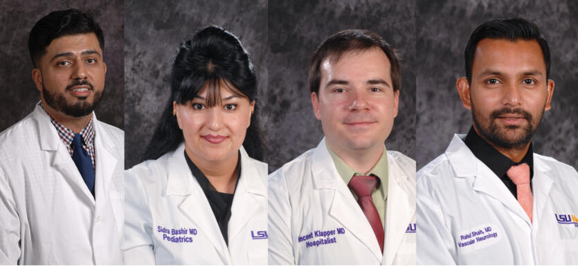 Ochsner LSU Health Welcomes Four New Specialists to Enhance Care in Shreveport-Bossier