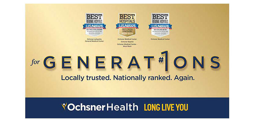 Ochsner Health hospitals named Louisiana's best